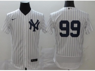 Nike New York Yankees #99 Aaron Judge Flexbase Jersey White