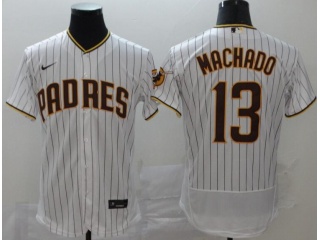 Nike San Diego Padres #13 Manny Machado Flexbase Jersey White