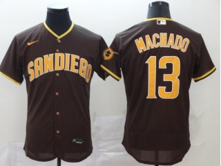 Nike San Diego Padres #13 Manny Machado Flexbase Jersey Brown