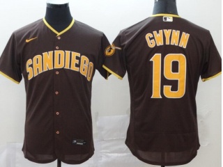 Nike Nike San Diego Padres #19 Tony Gwynn Flexbase Jersey Brown