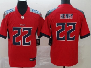 Tennessee Titans #22 Derrick Henry Vapor Untouchable Limited Jersey Red