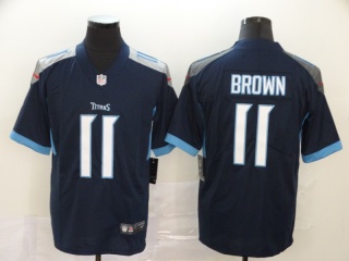 Tennessee Titans 11 A.J. Brown Vapor Untouchable Limited Jersey Navy Blue