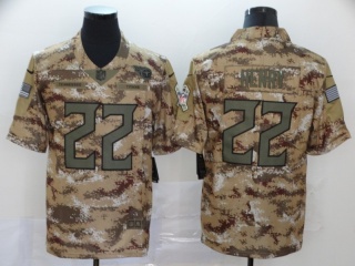 Tennessee Titans 22 Derrick Henry Salute to Service Limited Jersey Camo