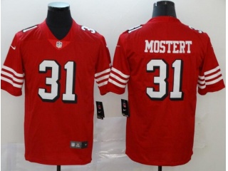 San Francisco 49ers #31 Raheem Mostert Color Rush Limited Jersey Red