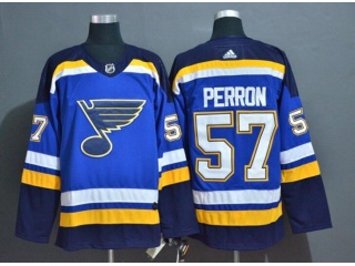 Adidas St.Louis Blues #57 David Perron Hockey Jersey Blue