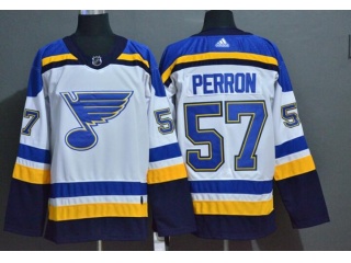 Adidas St.Louis Blues #57 David Perron Hockey Jersey White