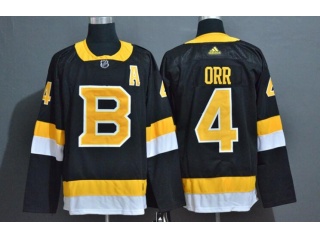 Adidas Boston Bruins #4 Bobby Orr 3rd Hockey Jersey Black