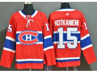 Adidas Montreal Canadiens #15 Jesperi Kotkaniemi Hockey Jersey Red