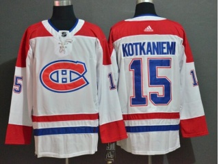 Adidas Montreal Canadiens #15 Jesperi Kotkaniemi Hockey Jersey White