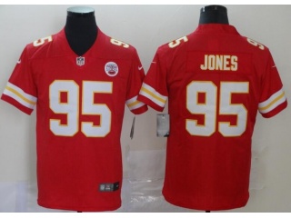 Kansas City Chiefs #95 Chris Jones Vapor Untouchable Limited Football Jersey Red
