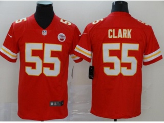 Kansas City Chiefs #55 Frank Clark Vapor Untouchable Limited Football Jersey Red