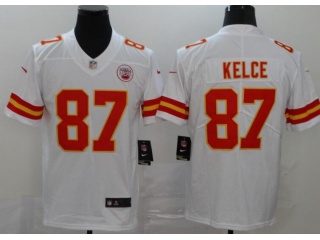 Kansas City Chiefs #87 Travis Kelce Vapor Untouchable Limited Football Jersey White