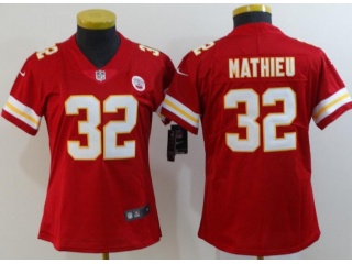 Woman Kansas City Chiefs #32 Tyrann Mathieu Vapor Untouchable Limited Football Jersey