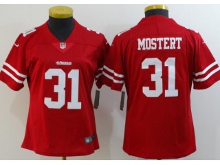 Woman San Francisco 49ers #31 Raheem Mostert Vapor Untouchable Limited Jersey Red