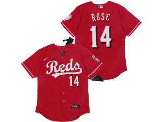 Nike Cincinnati Reds #14 Pete Rose Flexbase Jersey Red 