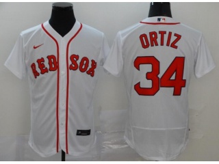 Nike Boston Red Sox #34 David Ortiz Flexbase Jersey White 