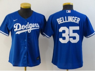 Woman Nike Los Angeles Dodgers #35 Cody Bellinger Jersey Blue