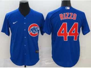 Nike Chicago Cubs #44 Anthony Rizzo Cool Base Jersey Blue