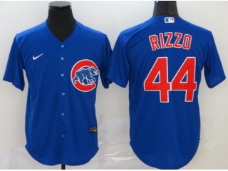 Nike Chicago Cubs #44 Anthony Rizzo Cool Base Jersey Blue 