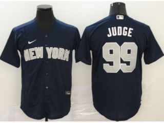 Nike New York Yankees #99 Aaron Judge Cool Base Jersey Blue