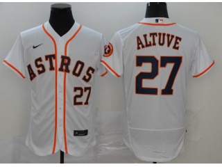 Nike Houston Astros #27 Jose Altuve Flexbase Jersey White