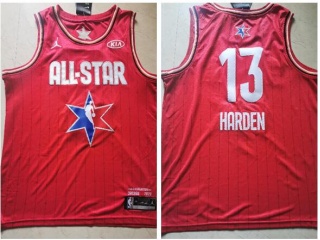 2020 All Star Houston Rockets #13 James Harden Jersey Red