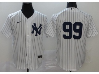 Nike New York Yankees #99 Aaron Judge Cool Base Jersey White 