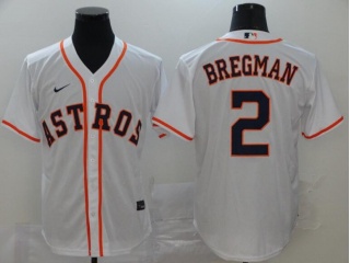 Nike Houston Astros #2 Alex Bregman Cool Base Jersey White 