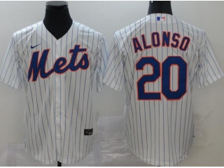 Nike New York Mets #20 Pete Alonso Cool Base Jersey White 