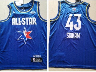2020 All Star Toronto Raptors #43 Pascal Siakam Jersey Red
