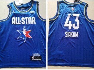 2020 All Star Toronto Raptors #43 Pascal Siakam Jersey Blue