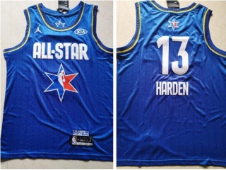 2020 All Star Houston Rockets #13 James Harden Jersey Blue