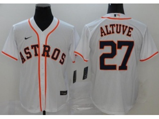 Nike Houston Astros #27 Jose Altuve Cool Base Jersey White