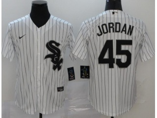 Nike Chicago White Sox #45 Michael Jordan Cool Base Jersey White