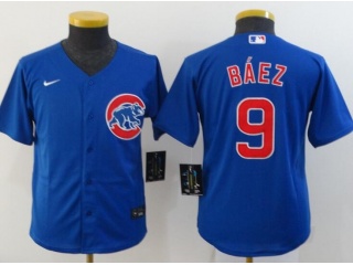 Youth Nike Chicago Cubs #9 Javier Baez Jersey Blue