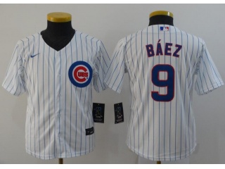 Youth Nike Chicago Cubs #9 Javier Baez Jersey White