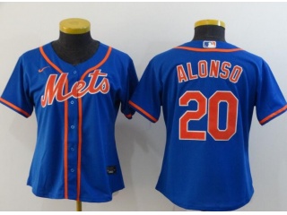 Woman Nike New York Mets #20 Pete Alonso Jersey Blue