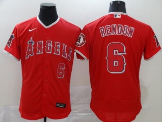 Nike Los Angeles Angels #6 Anthony Rendon Cool Base Jersey Red