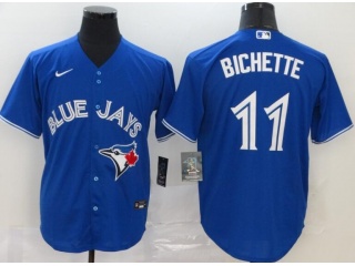 Nike Toronto Blue Jays #11 Bo Bichette Cool Base Jersey Blue