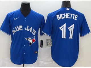 Nike Toronto Blue Jays #11 Bo Bichette Cool Base Jersey Blue