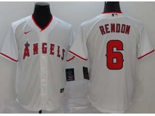 Nike Los Angeles Angels #6 Anthony Rendon Flexbase Jersey White