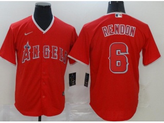 Nike Los Angeles Angels #6 Anthony Rendon Cool Base Jersey Red