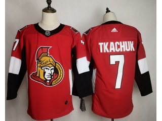 Adidas Ottawa Senators #7 Brady Tkachuk Red Jersey