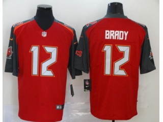 Tampa Bay Buccaneers #12 Tom Brady Vapor Untouchable Limited Football Jersey Red