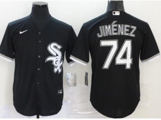 Nike Chicago White Sox #74 Eloy Jimenez Cool Base Jersey Black