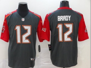 Tampa Bay Buccaneers #12 Tom Brady Vapor Untouchable Limited Football Jersey Grey