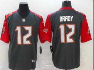 Tampa Bay Buccaneers #12 Tom Brady Vapor Untouchable Limited Football Jersey Grey 