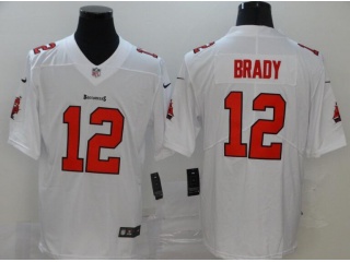 ampa Bay Buccaneers #12 Tom Brady Vapor Untouchable Limited Football Jersey All White