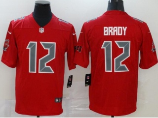 Tampa Bay Buccaneers #12 Tom Brady Color Rush Limited Jersey Red 