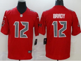 Tampa Bay Buccaneers #12 Tom Brady Color Rush Limited Jersey Red